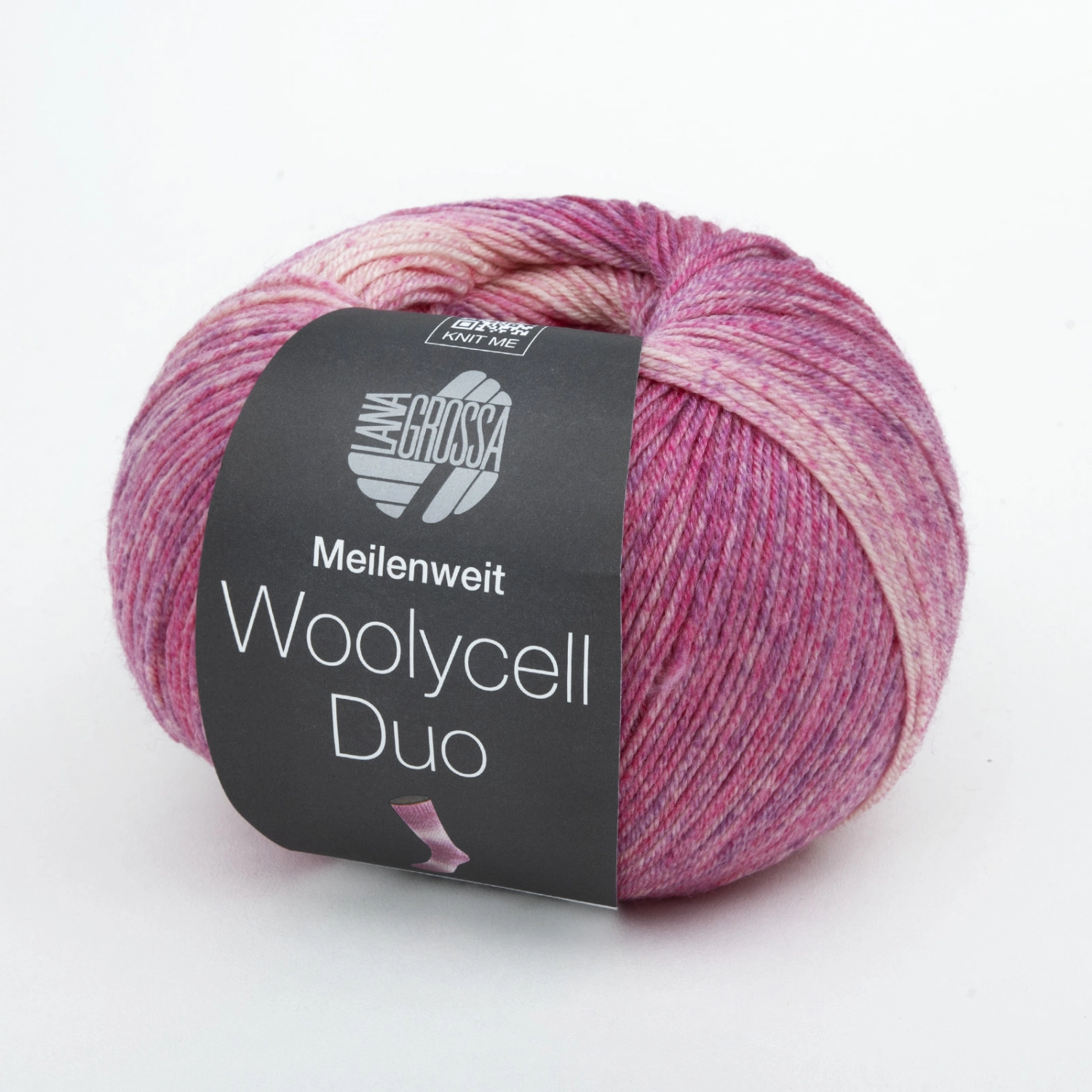 Пряжа Lana Grossa MEILENWEIT 100 WOOLYCELL DUO 100г 6002