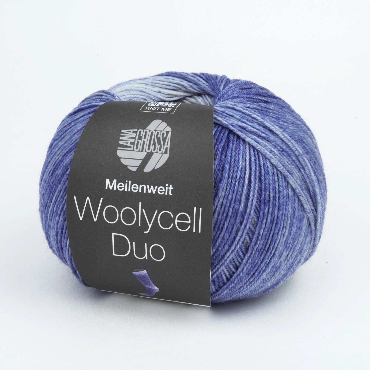 Пряжа Lana Grossa MEILENWEIT 100 WOOLYCELL DUO 100г 6005