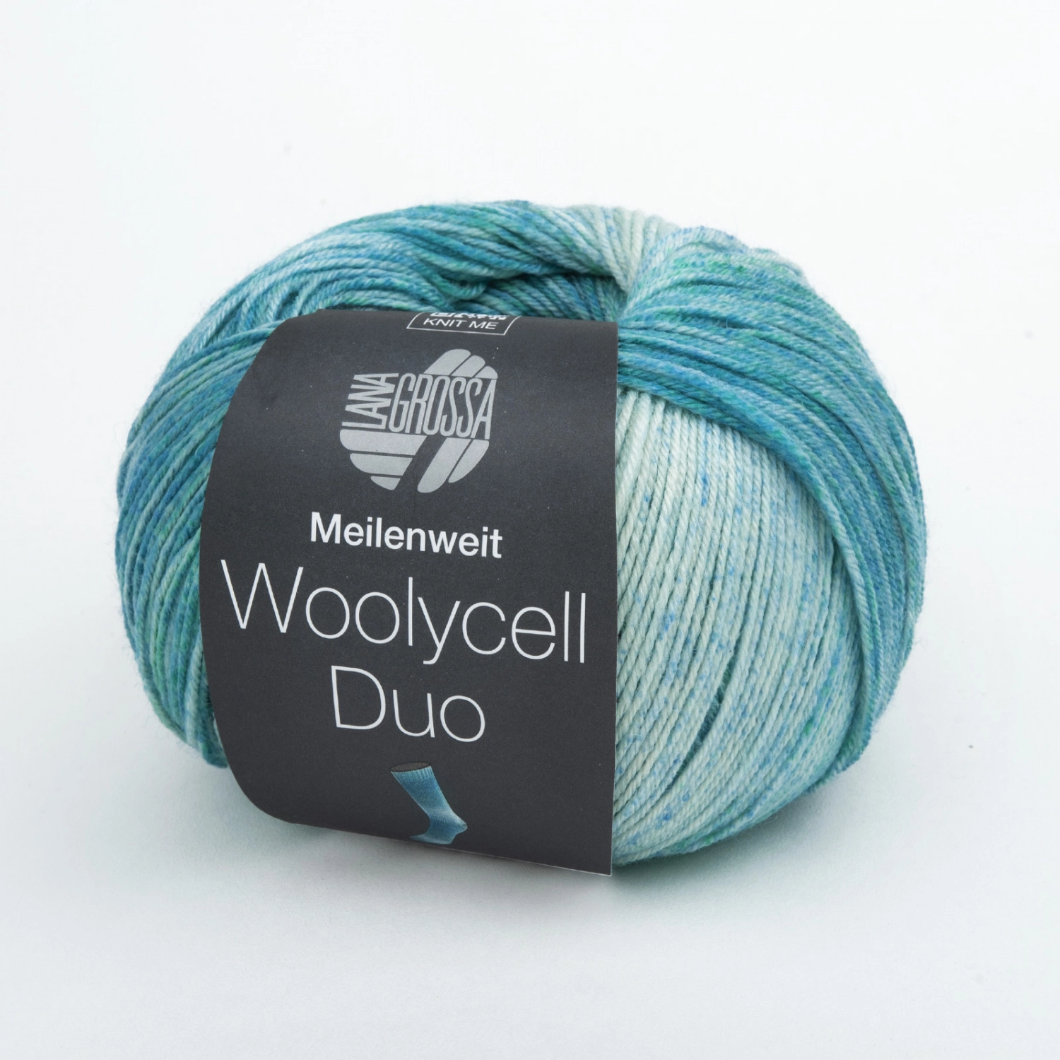 Пряжа Lana Grossa MEILENWEIT 100 WOOLYCELL DUO 100г 6006