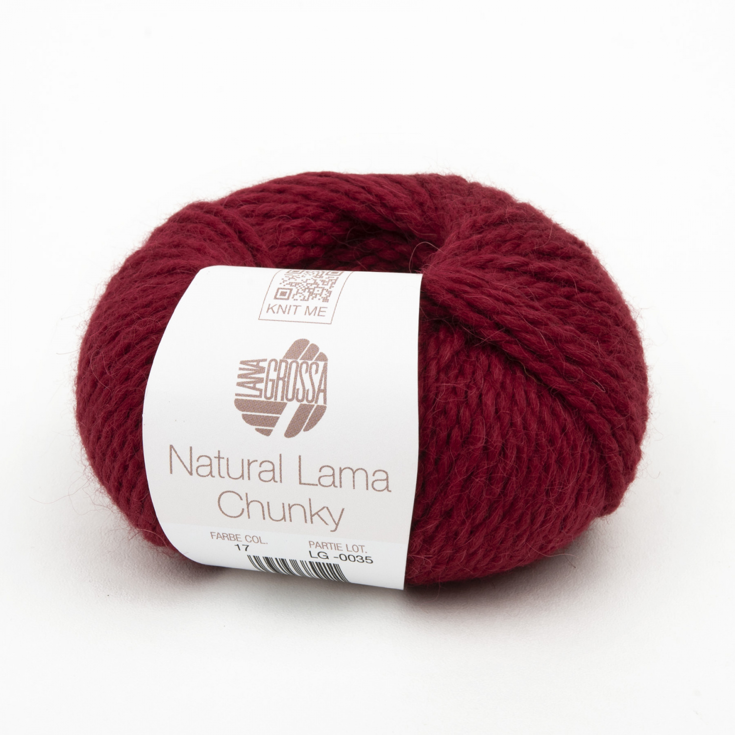 Пряжа Lana Grossa NATURAL LAMA CHUNKY 50г 017