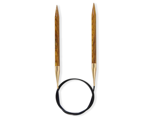 Круговые спицы Lana Grossa, дерево (Signal), 60 см, № 4.5 