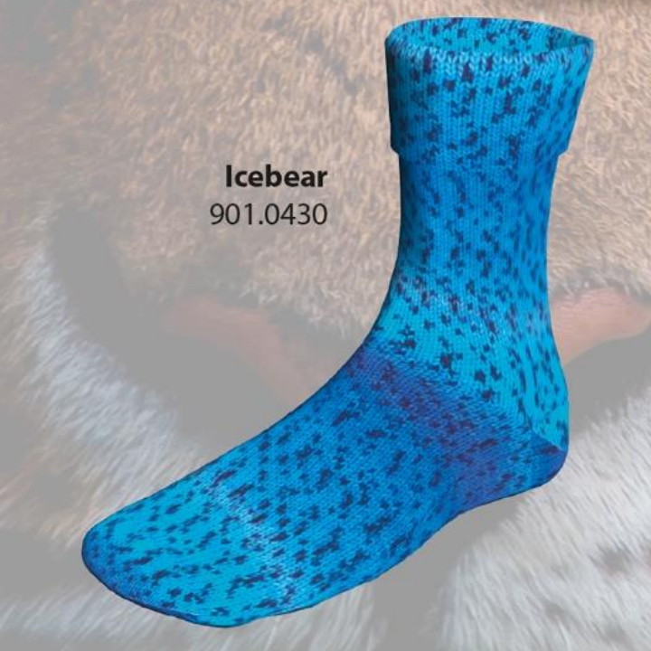 Пряжа Lang Yarns SUPER SOXX COLOR 4-PLY ZooSoxx 100г 0430*