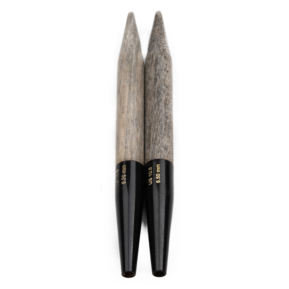 Спицы разъемные LYKKE, дерево Driftwood, длина 7см, № 6.50