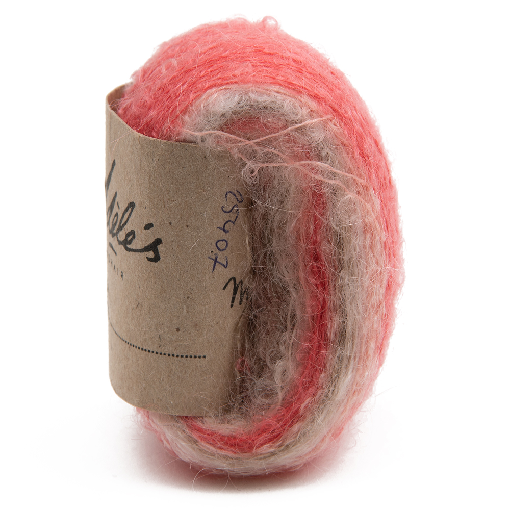 ADELE"S Mohair Self Striping Extrafine цв.STRAWBERRY SHORTCAKE