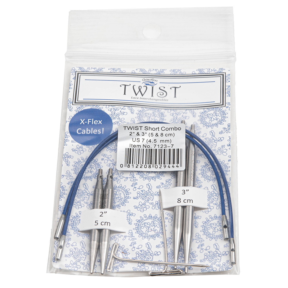 набор спиц twist short combo 4.5 мм 7123-7
