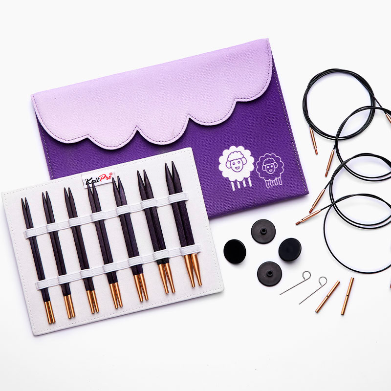 Набор съемных спиц "Jadore Cubics", KnitPro