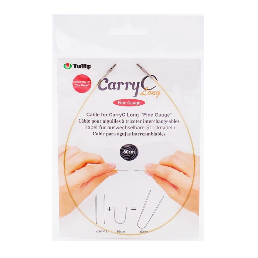 Тросик для съемных спиц CarryC Long "Fine Gauge", длина 60см, Tulip, CTMM-60