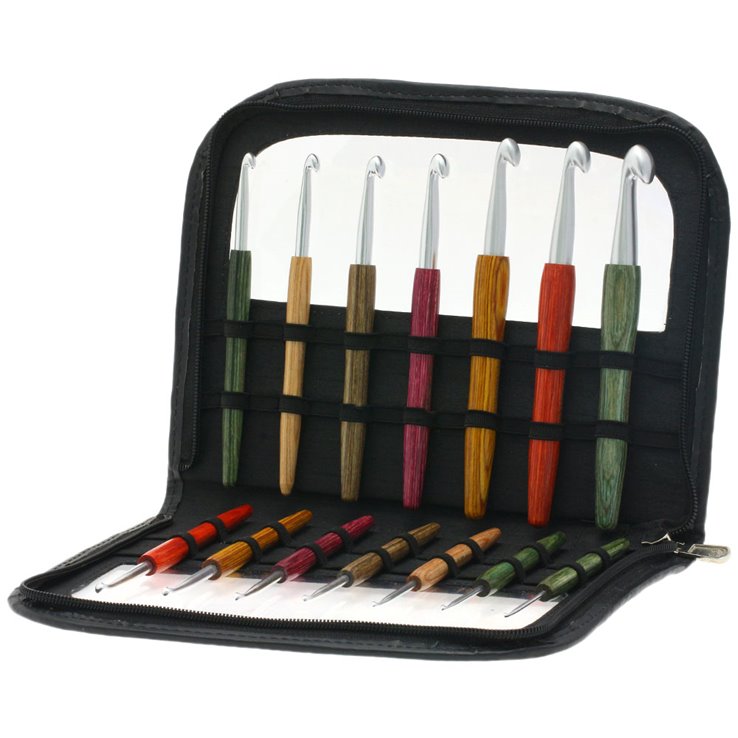 Н-р крючков деревянная ручка (Signal) LG 