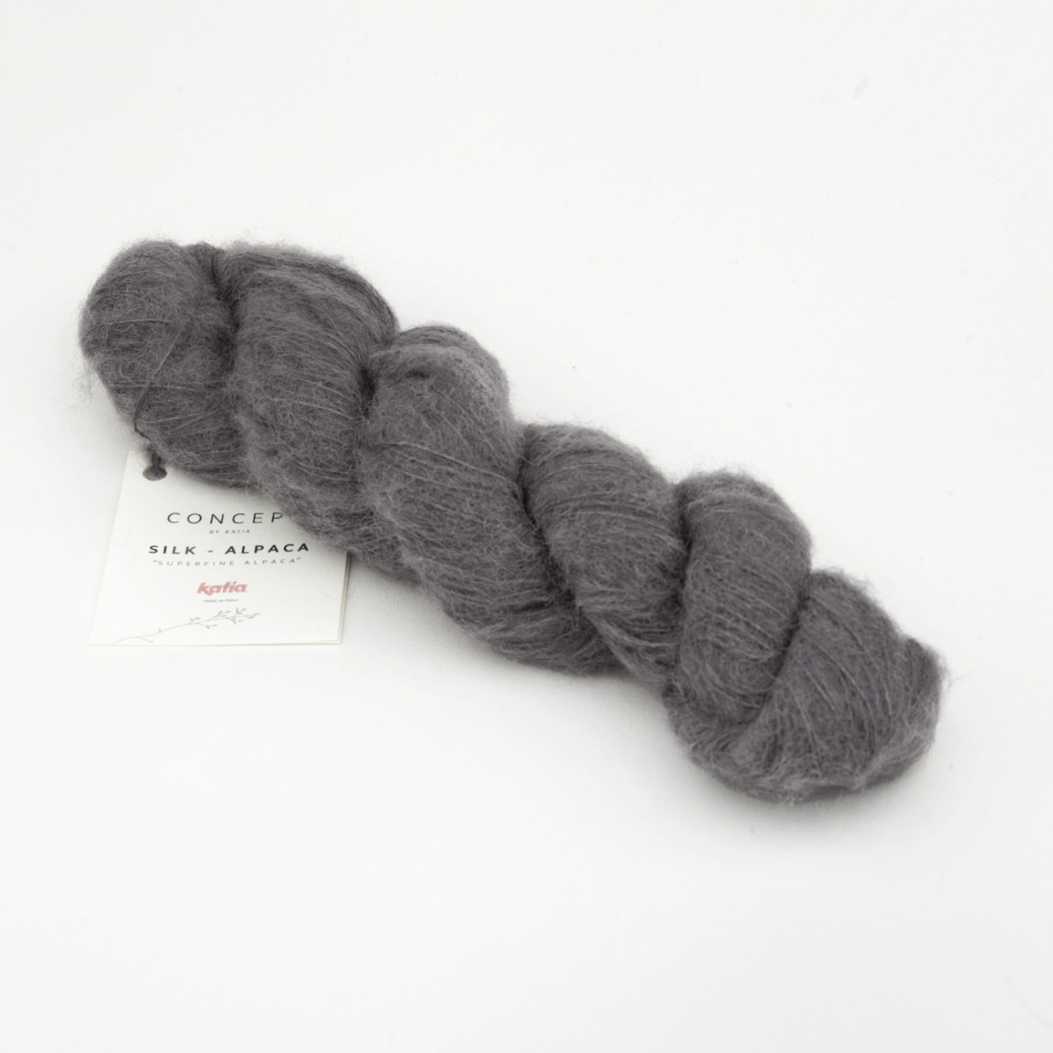 Пряжа Katia Silk-Alpaca Natural Colors 25г 204
