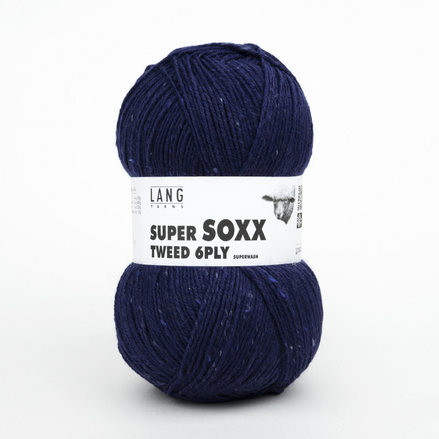 Пряжа Lang Yarns Super Soxx Tweed 6-Ply 150г 006