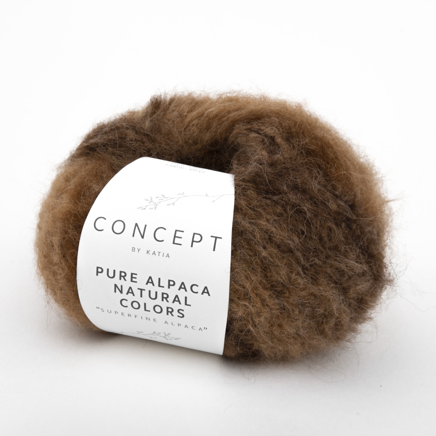 Пряжа Katia PURE ALPACA NATURAL COLORS 50г 100