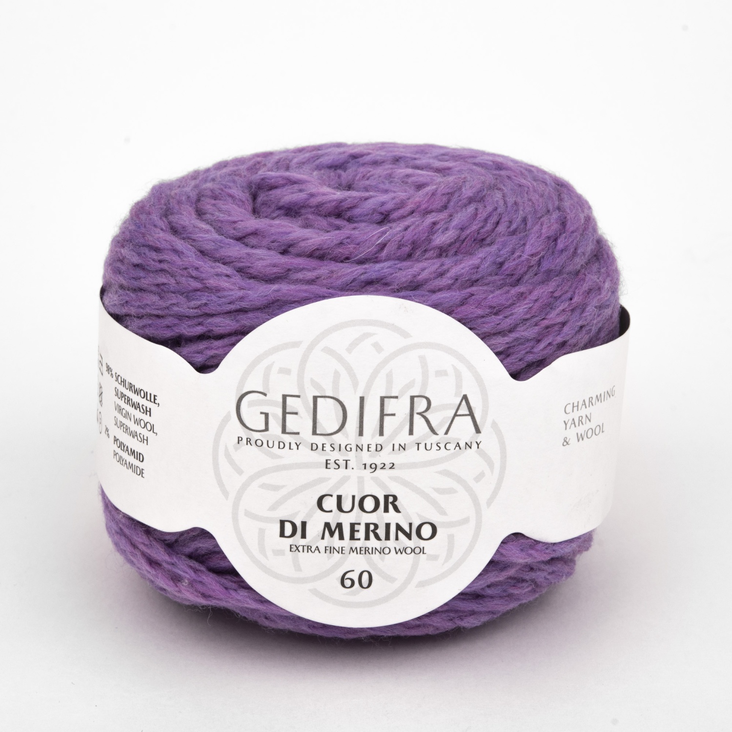 Пряжа GEDIFRA CUOR DI MERINO 60 50г 224