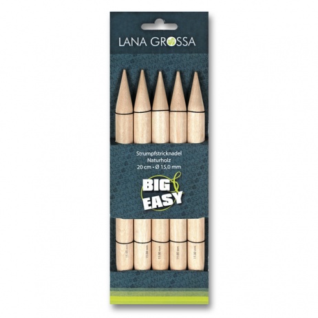Спицы LG чулочные B&E дерево 20см. № 12