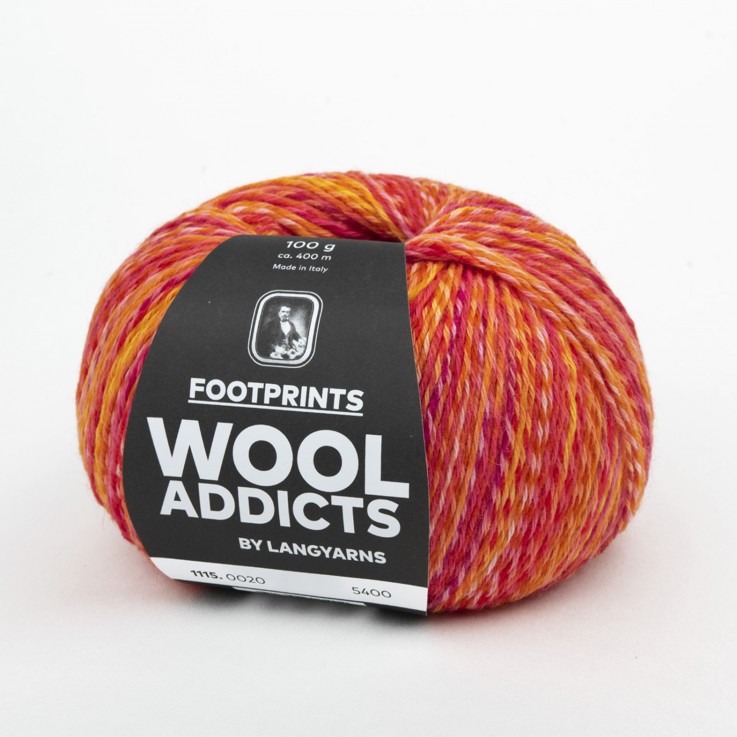 Пряжа Lang Yarns Footprints 100г 0020