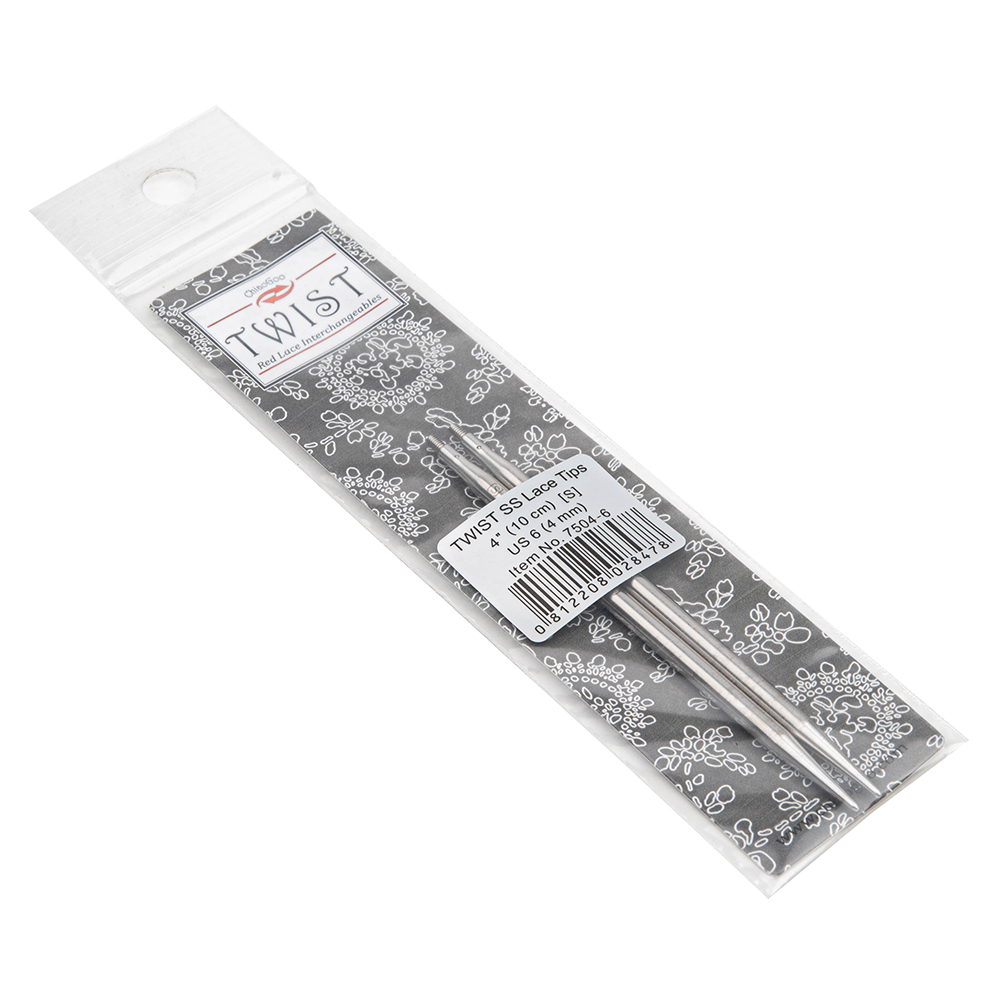 Спицы съем. мет. 10 см № 4,00 7504-6