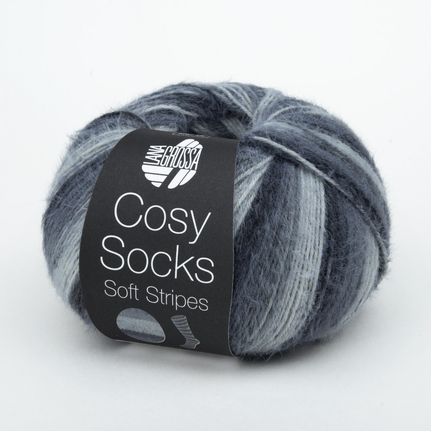 Пряжа Lana Grossa MEILENWEIT 100 COSY SOCKS Soft Stripes 104
