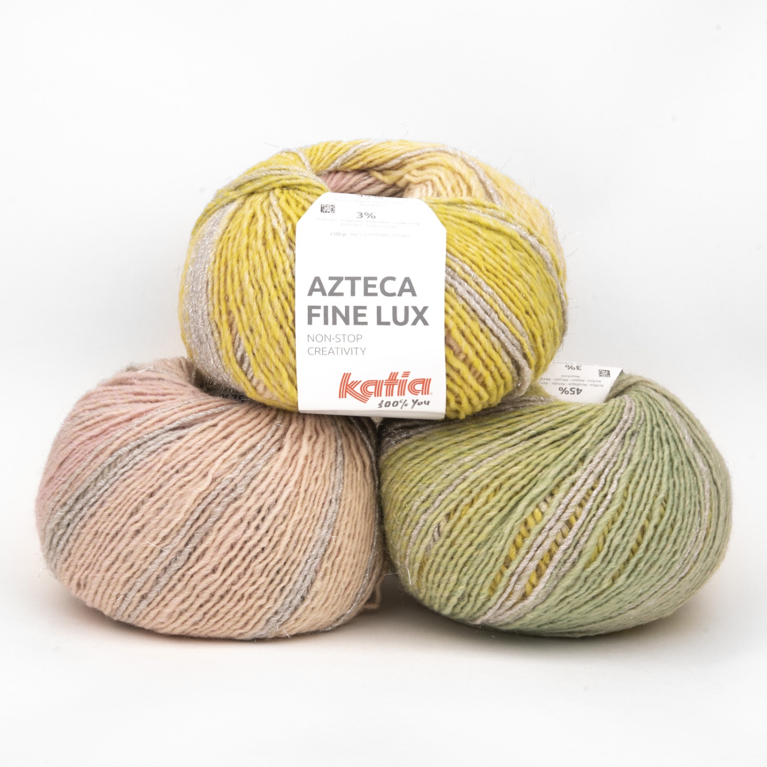 Пряжа Katia Azteca Fine Lux 100г 0414