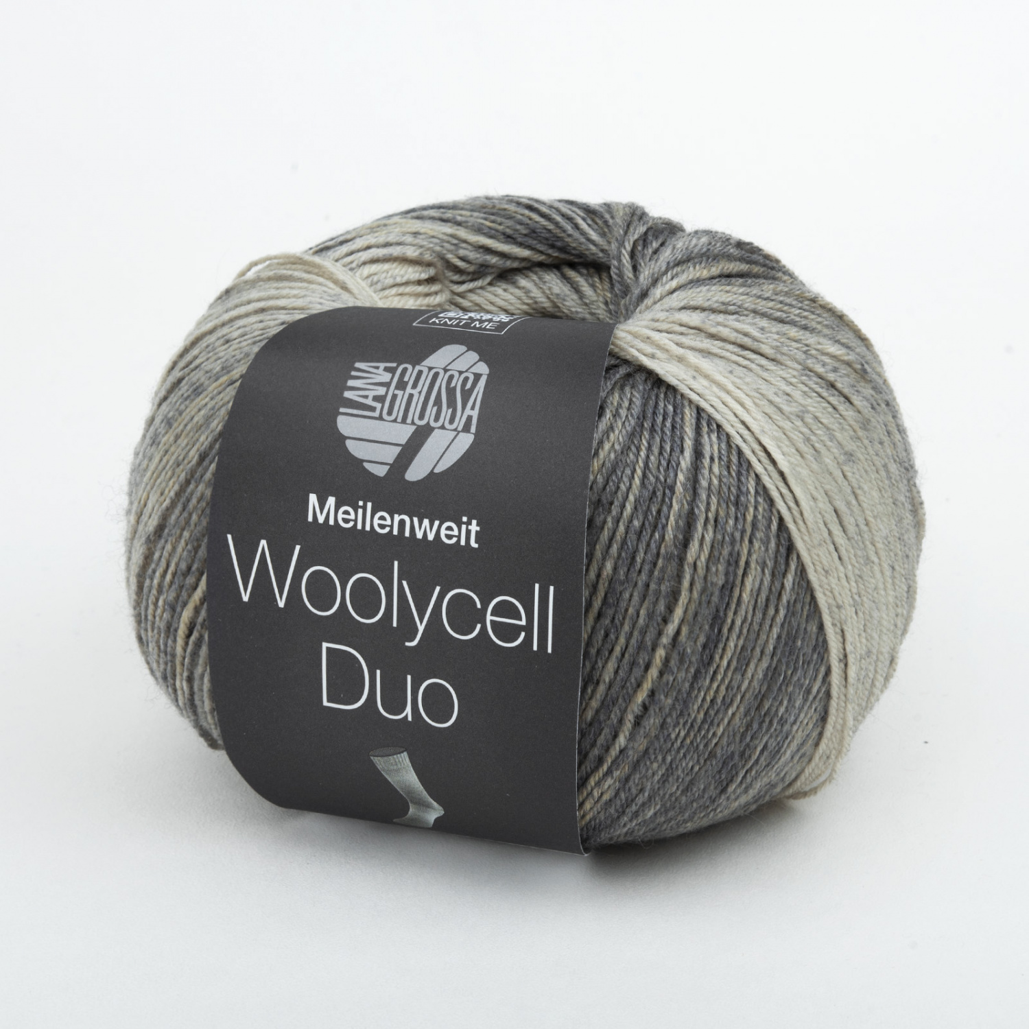 Пряжа Lana Grossa MEILENWEIT 100 WOOLYCELL DUO 100г 6010