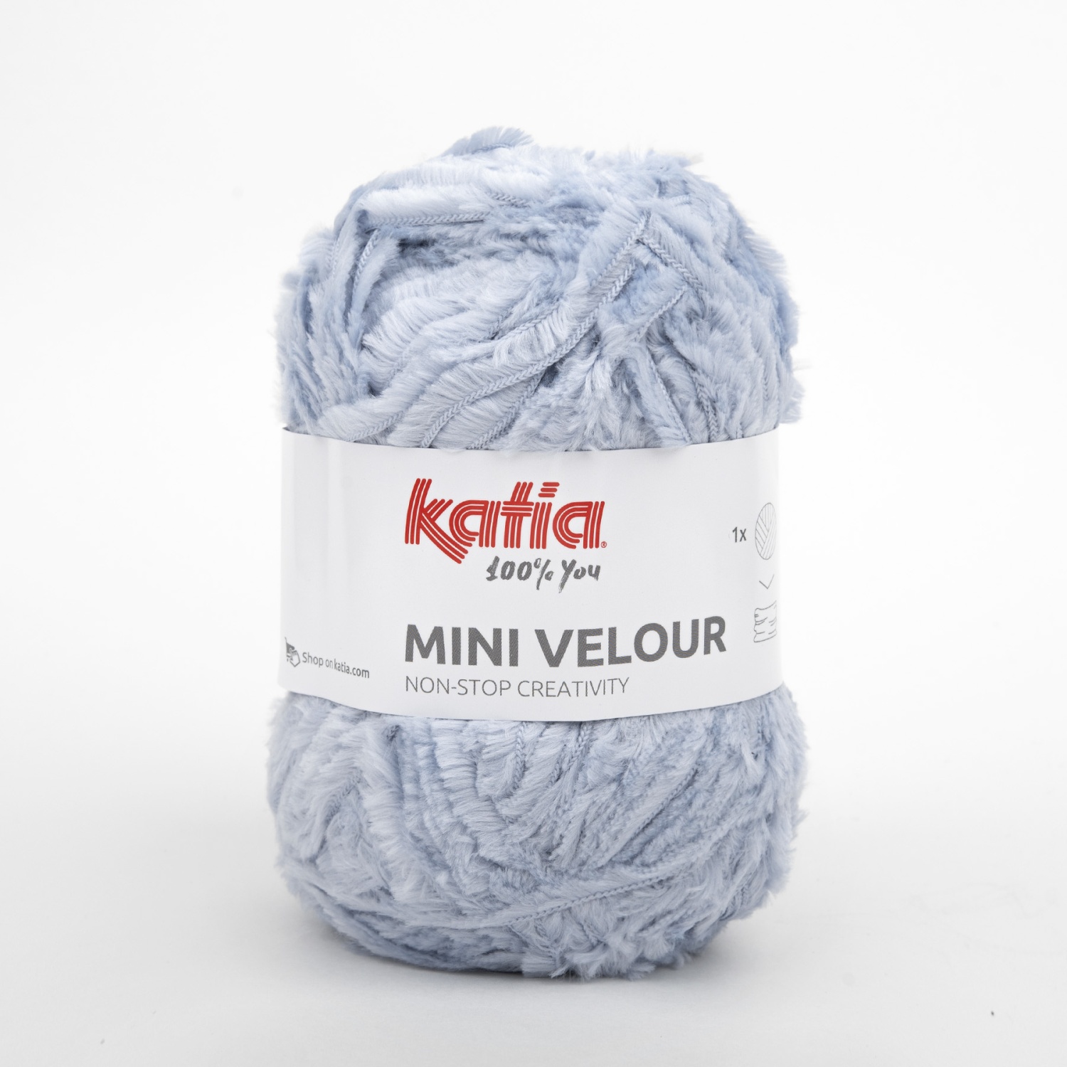 Пряжа Katia MINI VELOUR 100г 105