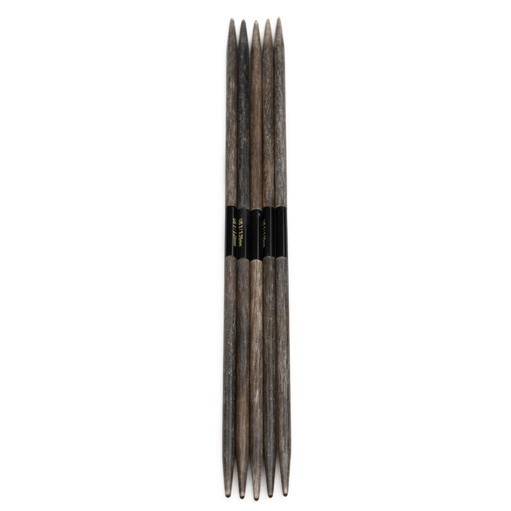 Спицы чулочные LYKKE, дерево Driftwood, № 3.25
