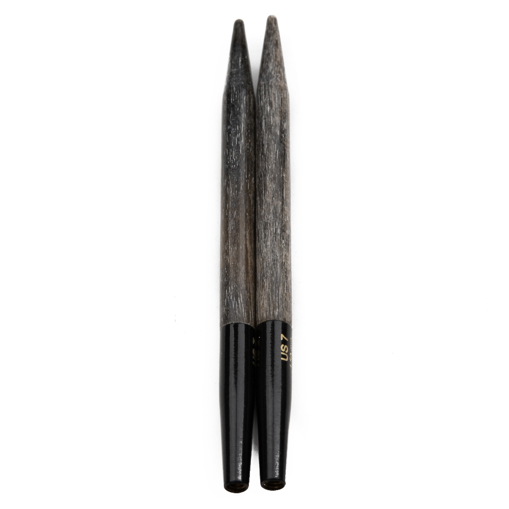 Спицы разъемные LYKKE, дерево Driftwood, длина 7см, № 4.5