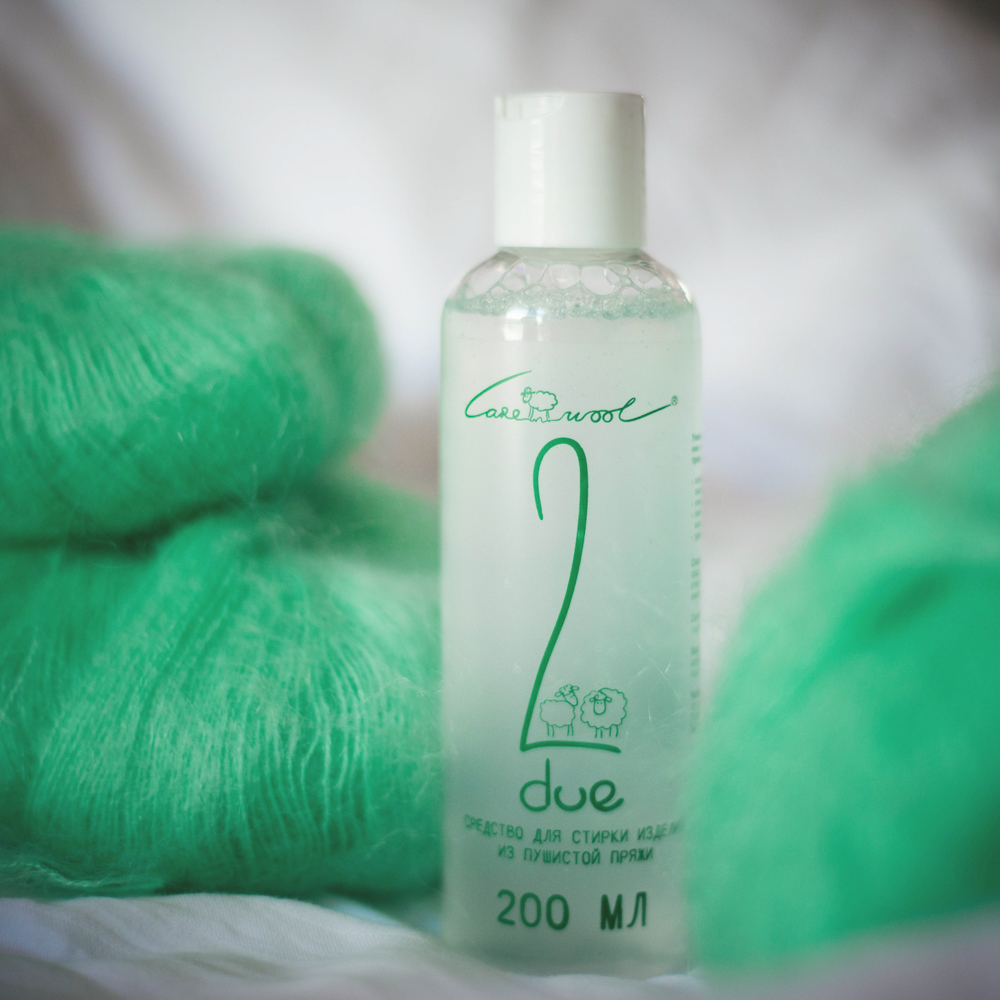 Средство для стирки Carewool DUE 200мл мята