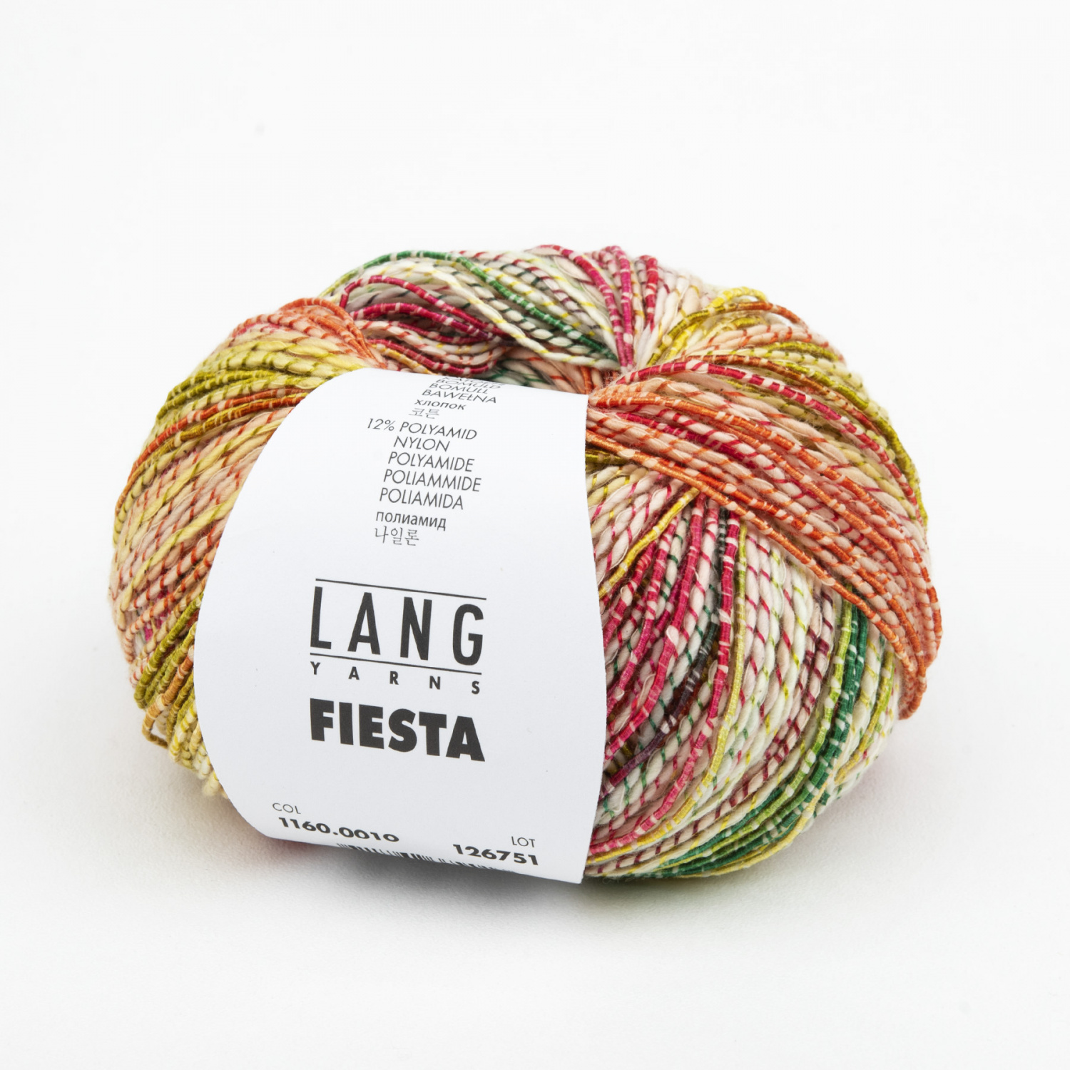 Пряжа Lang Yarns FIESTA 50г 010