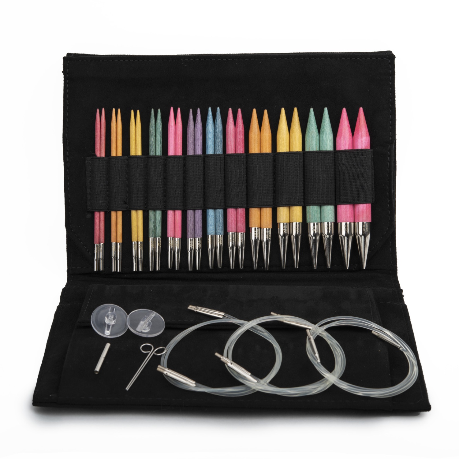 Набор разъемных спиц LYKKE, дерево, длина 11.5 см, цвет Colour Black