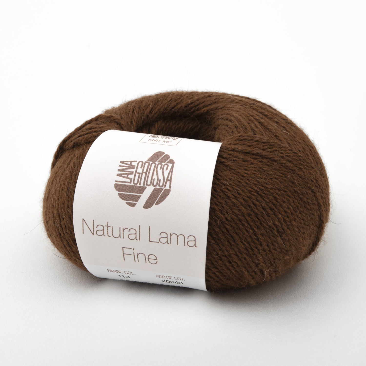 Пряжа Lana Grossa NATURAL LAMA FINE 50г 113