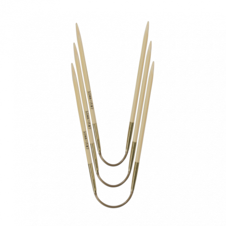 Спицы чулочные гибкие CraSyTrio Бамбук, 24см, № 4, 3 шт.