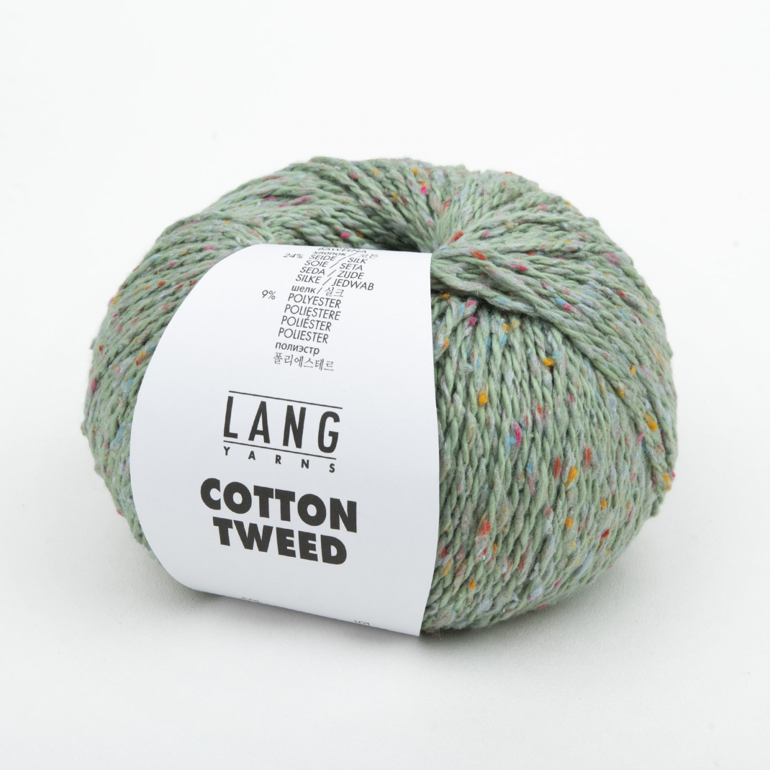 Пряжа Lang Yarns Cotton Tweed 50г 091