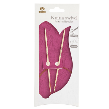 Спицы круговые Tulip "Knina Swivel" 5,5мм/80см, бамбук, 
