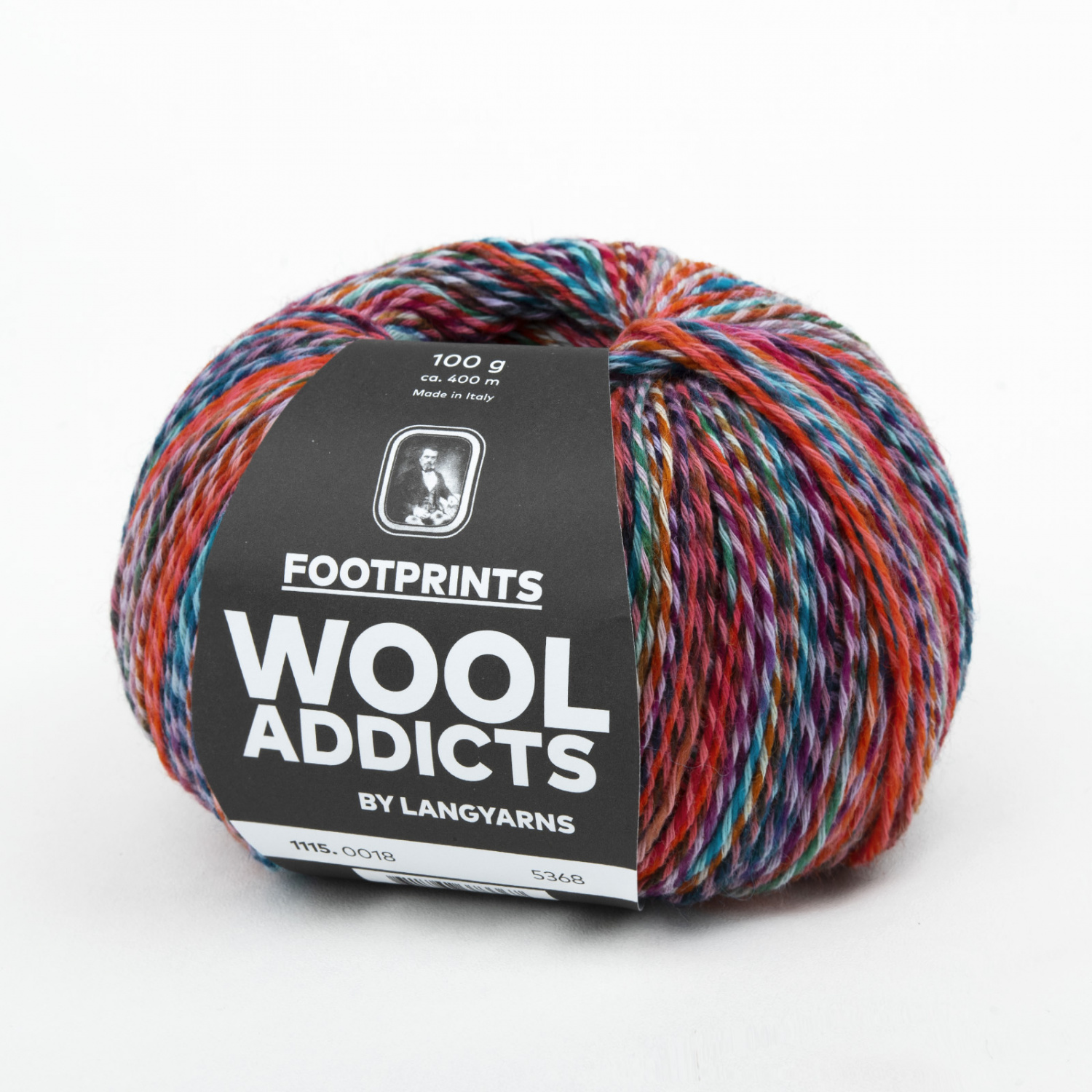 Пряжа Lang Yarns Footprints 100г 0018