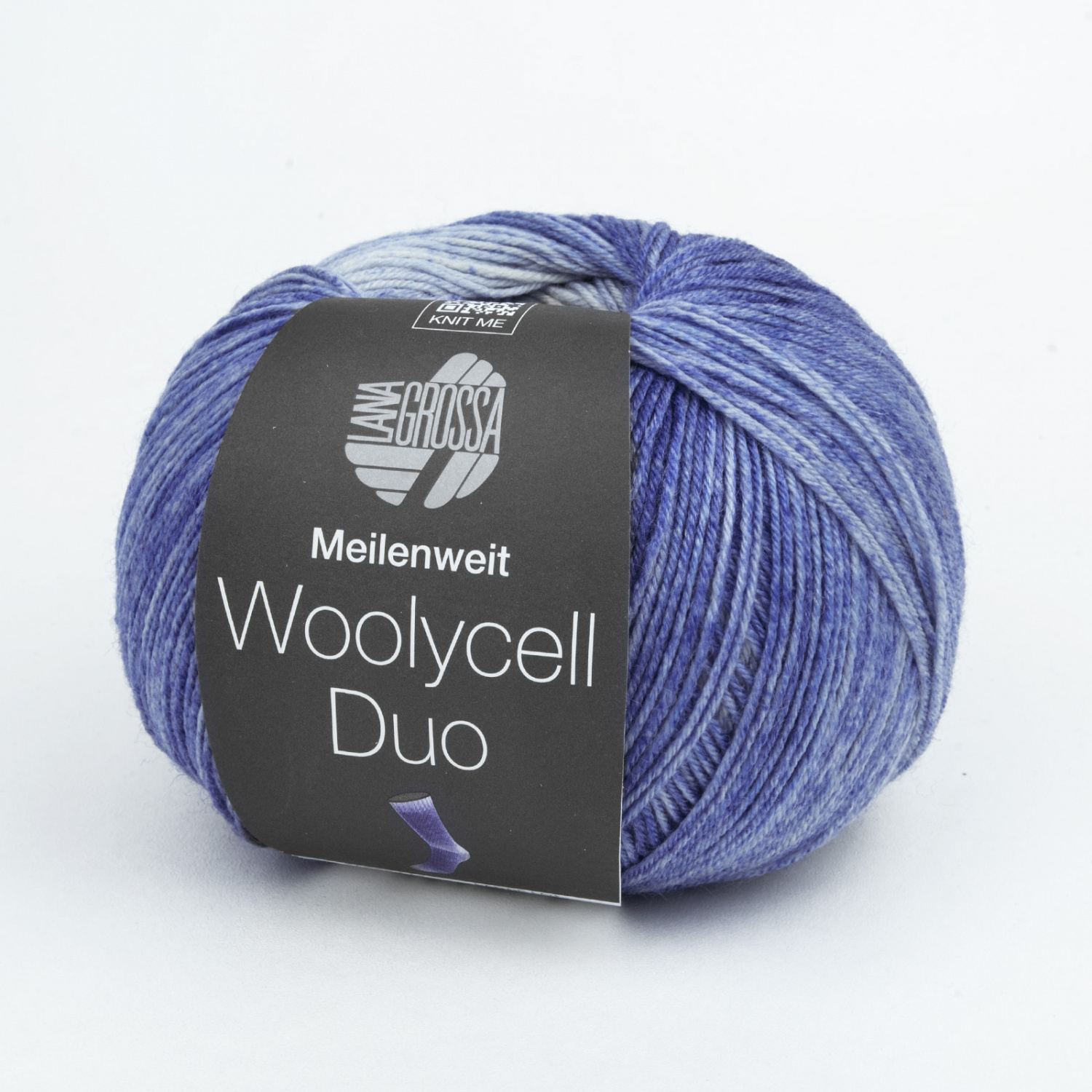 Пряжа Lana Grossa MEILENWEIT 100 WOOLYCELL DUO 100г 6005