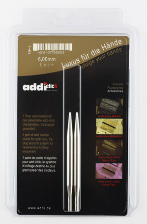 Доп.спицы к "Addi Click" Lace 756-2.   № 6,0
