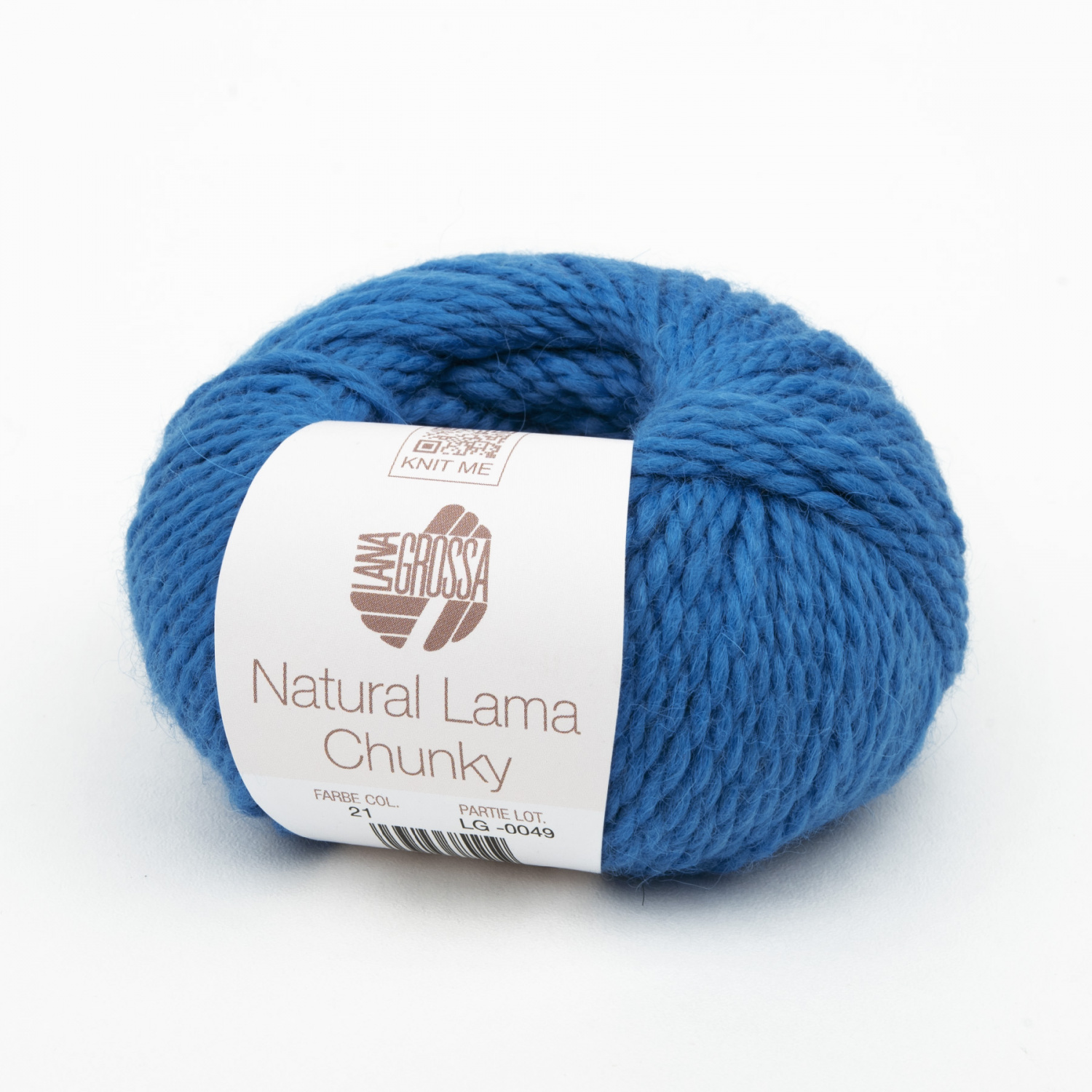 Пряжа Lana Grossa NATURAL LAMA CHUNKY 50г 021