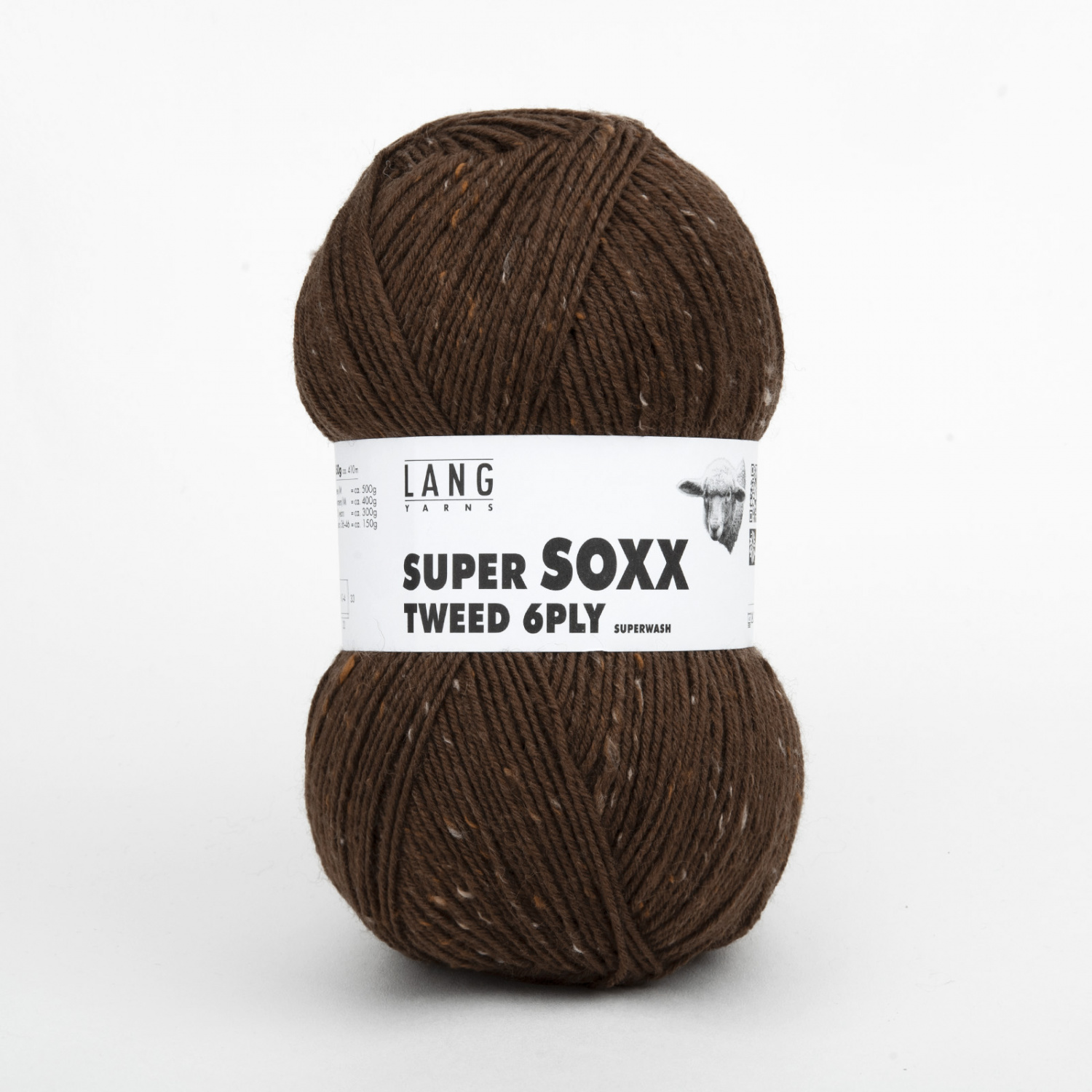 Пряжа Lang Yarns Super Soxx Tweed 6-Ply 150г 068