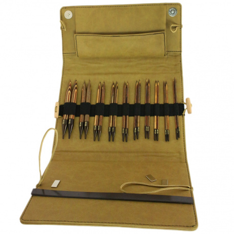 яНабор спиц дерево Махараджа (кож.чехол)