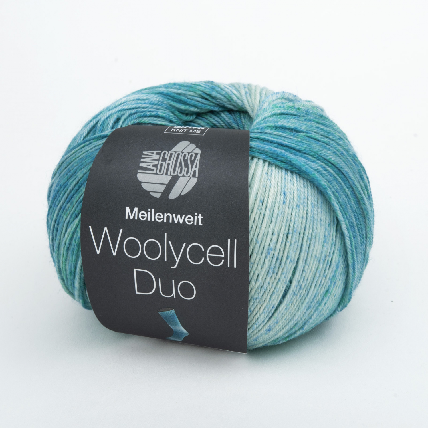 Пряжа Lana Grossa MEILENWEIT 100 WOOLYCELL DUO 100г 6006