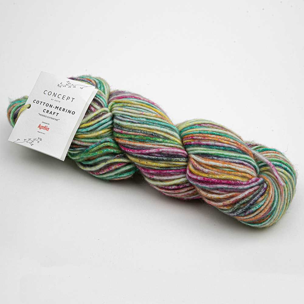 Пряжа Katia Cotton-Merino Craft 50г 0200
