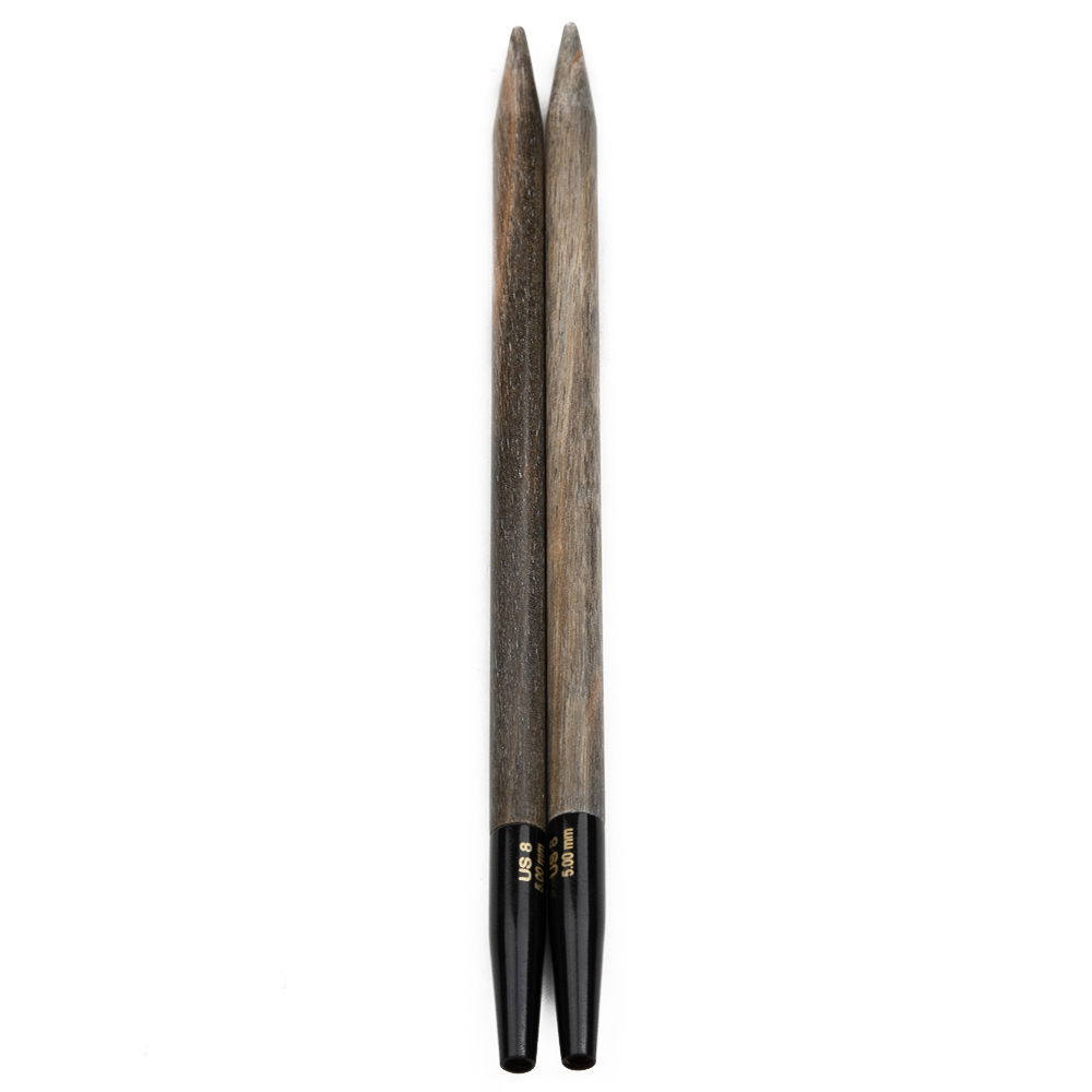 Спицы разъемные LYKKE, дерево Driftwood, длина 11,5см, № 5,00