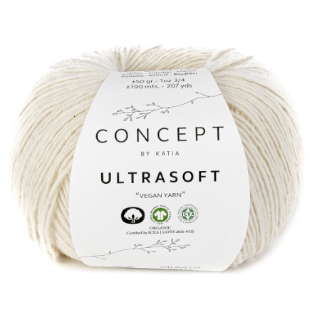 Пряжа Katia Ultrasoft 50г 0050