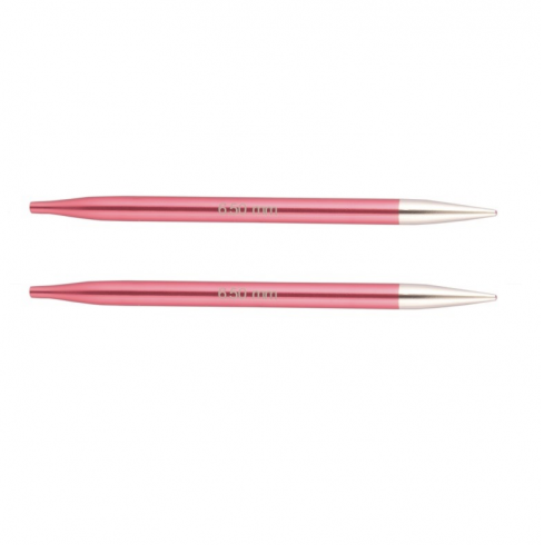 Спицы алюминиевые, разъемные укороченные 9,5 см, KnitPro Zing (5,5)