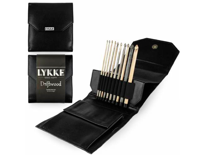 Набор крючков LYKKE, дерево Driftwool, длина 15 см, цвет Black