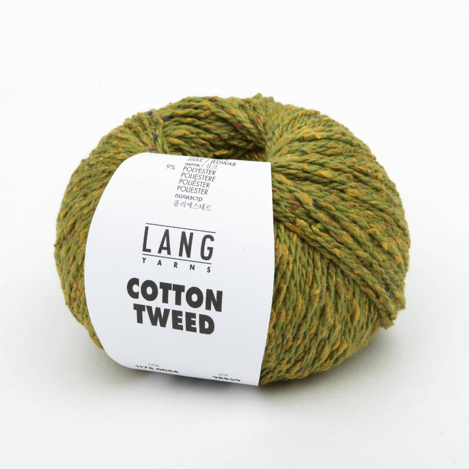 Пряжа Lang Yarns Cotton Tweed 50г 044