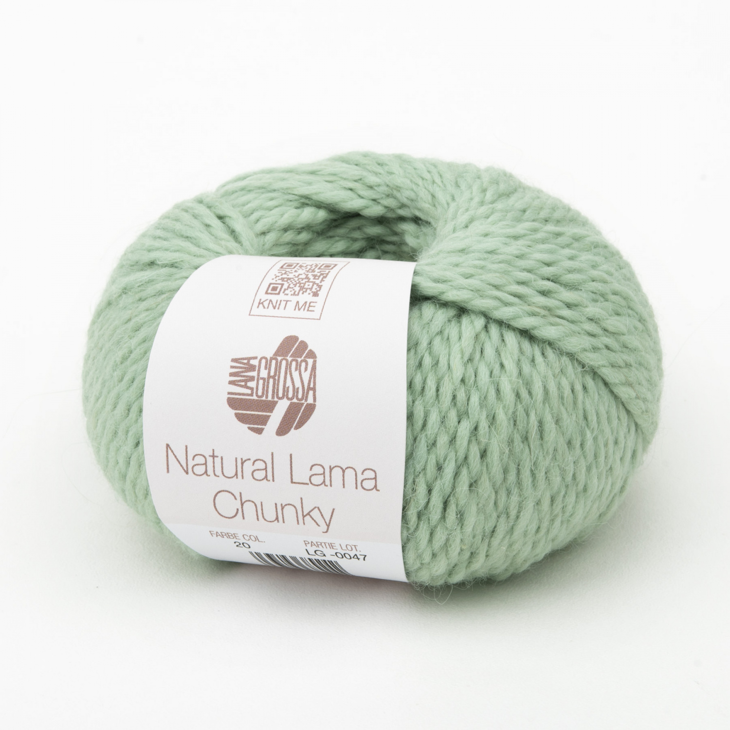 Пряжа Lana Grossa NATURAL LAMA CHUNKY 50г 020