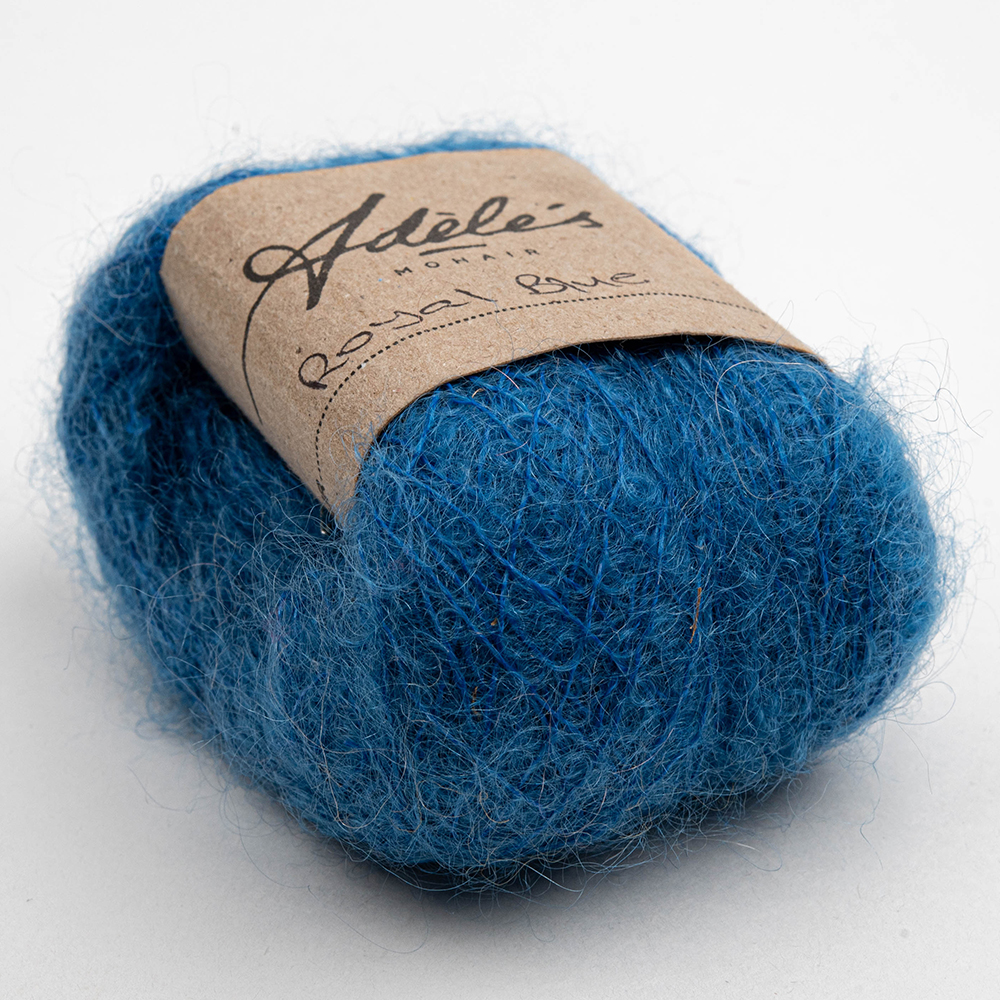 Пряжа ADELE'S Mohair Extra Fine Boucle Kidmohair 25г ROYAL BLUE
