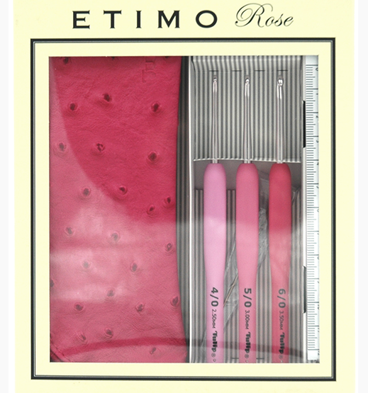 Набор крючков для вязания "ETIMO Rose" 2.5-3.5мм TER-15e