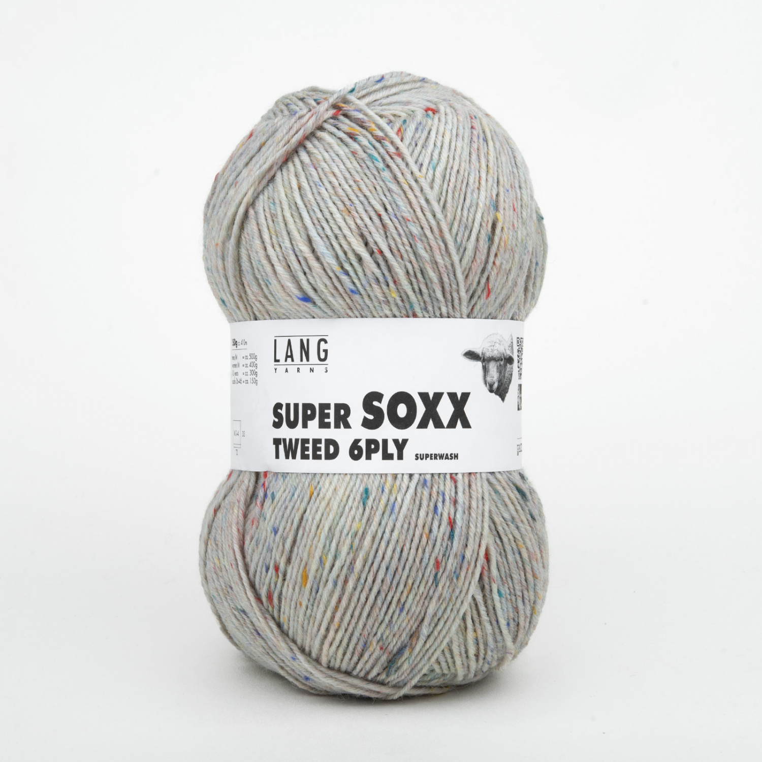 Пряжа Lang Yarns Super Soxx Tweed 6-Ply 150г 096