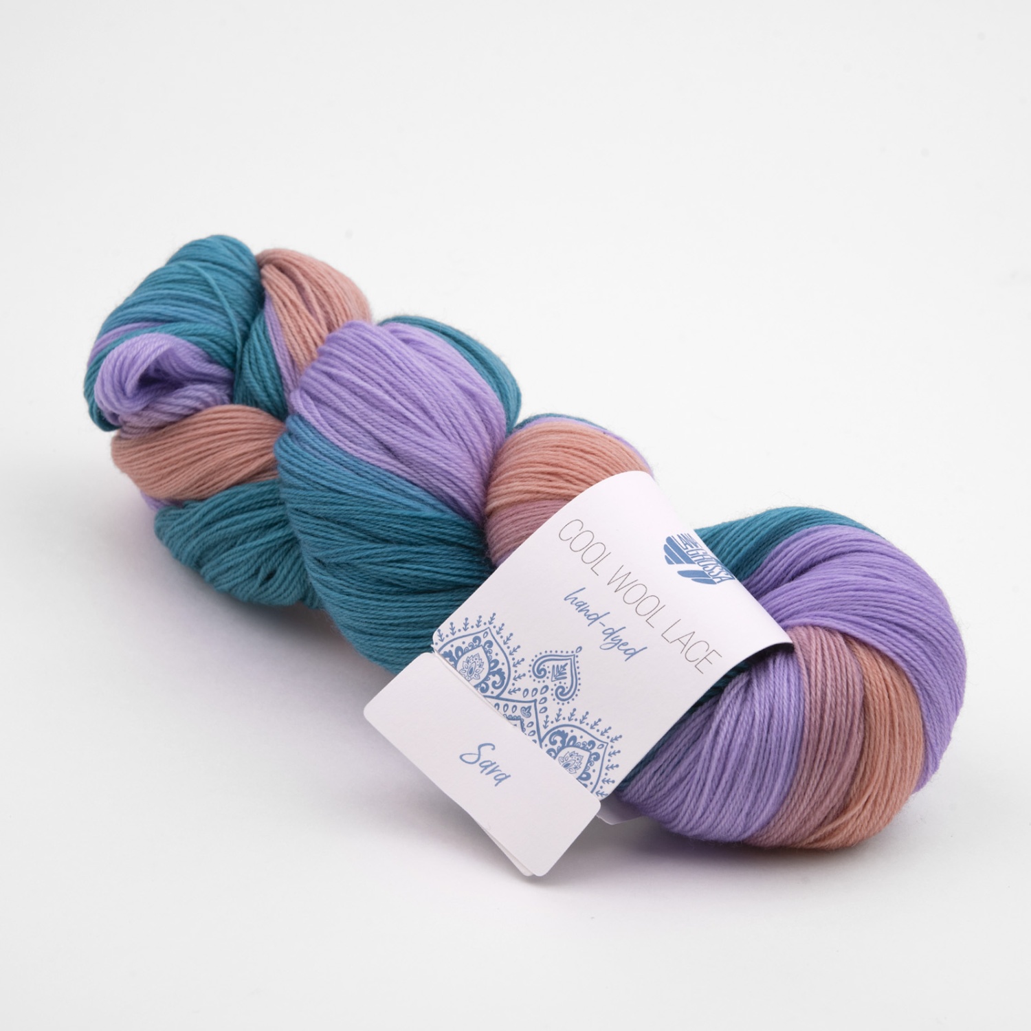Пряжа Lana Grossa Cool Wool Lace hand-dyed 100г 0816*